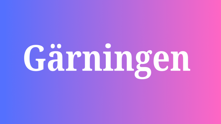Gärningen