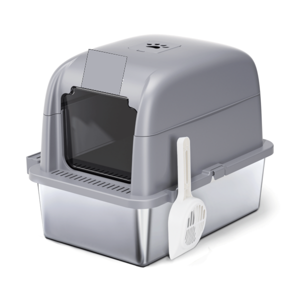 Stainless Steel vs. Plastic Litter Boxes for Large Cats
